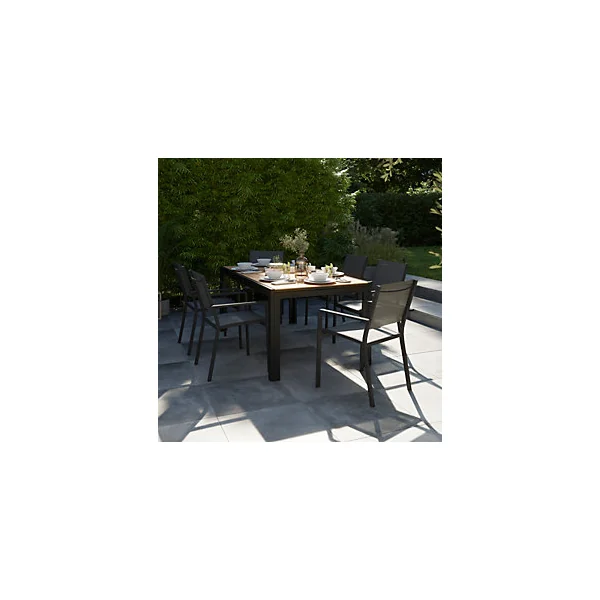 Table extensible Goodhome VAO 6 à 8 personnes