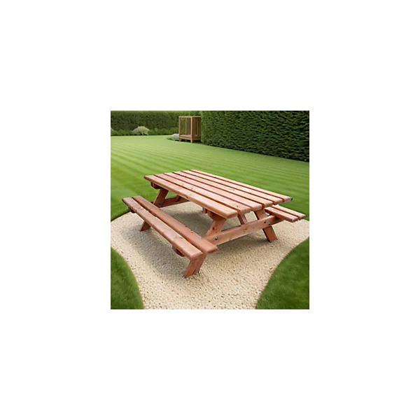 Table forestière Munich en douglas l.190 cm 6 personnes