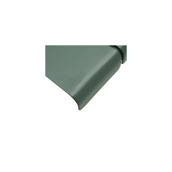 Table haute Lithari GoodHome acier mat vert laurier L.76.6 x l.76 x H.106cm