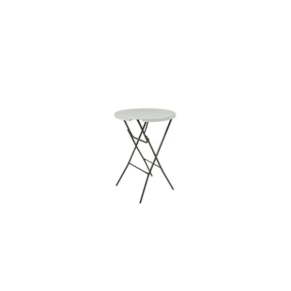 Table haute - mange debout pliant en acier Ø.80 x H.110 cm
