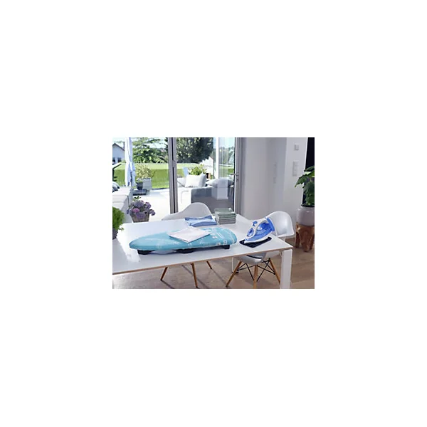 Table à repasser 73 x 30 cm housse Thermo-Reflect, Leifheit Air Board Table Compact