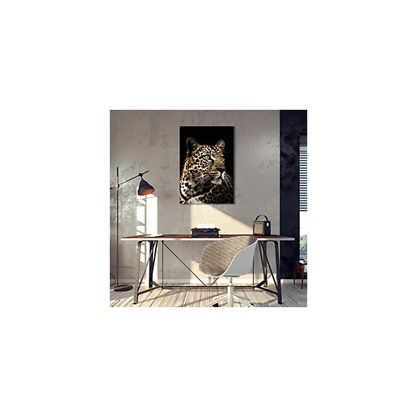 Tableau sur toile Félin l.70 x H.100 cm Dada Art