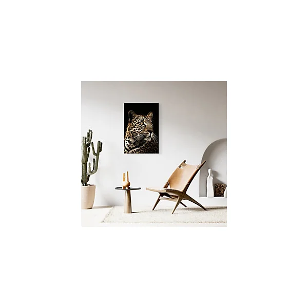 Tableau sur toile Félin l.70 x H.100 cm Dada Art