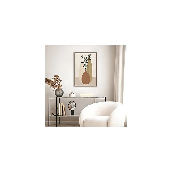 Tableau sur toile pots ethniques ocre l.60 x H.90 cm Dada Art