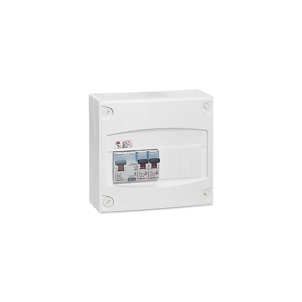 Tableau électrique pré-équipé et pré-câblé 1 rangée Legrand - 13 modules (3 inclus)