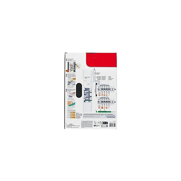 Tableau électrique pré-équipé et pré-câblé 2 rangées Legrand - 26 modules (10 inclus)