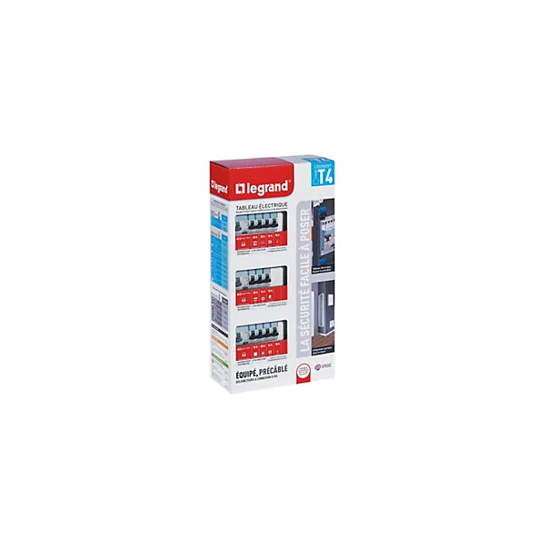 Tableau électrique pré-équipé et pré-câblé 3 rangées Legrand - 39 modules (14 inclus)
