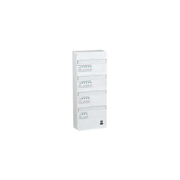 Tableau électrique pré-équipé et pré-câblé T5 + - 4 rangées - 52 modules (17 inclus) Schneider Electric Resi9 XP