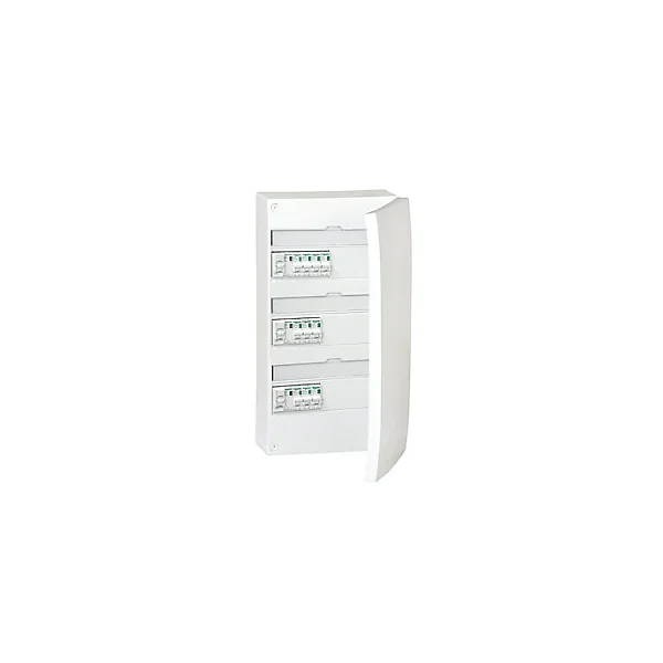 Tableau électrique pré-équipé SCHNEIDER ELECTRIC avec porte 3 rangées