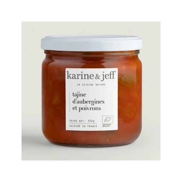 Tajine aubergines/poivrons 350g
