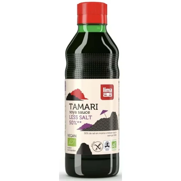 Tamari 50% less salt 250ml