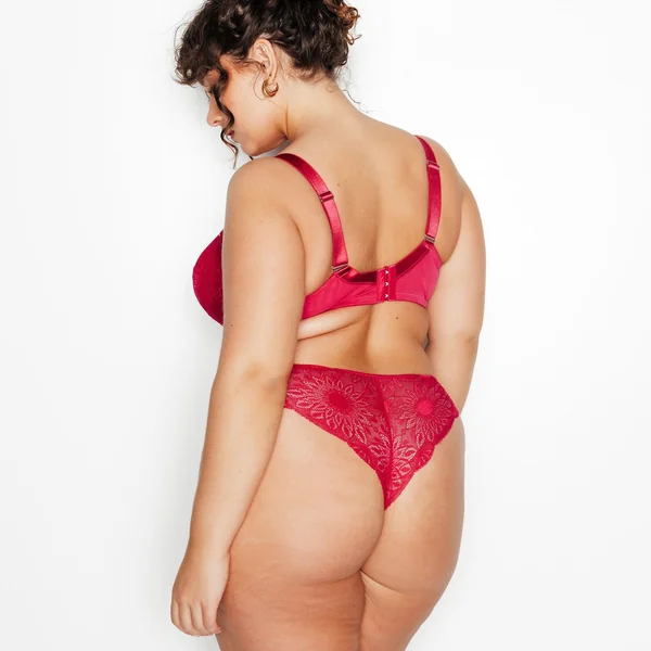 TANGA DENTELLE ROSE