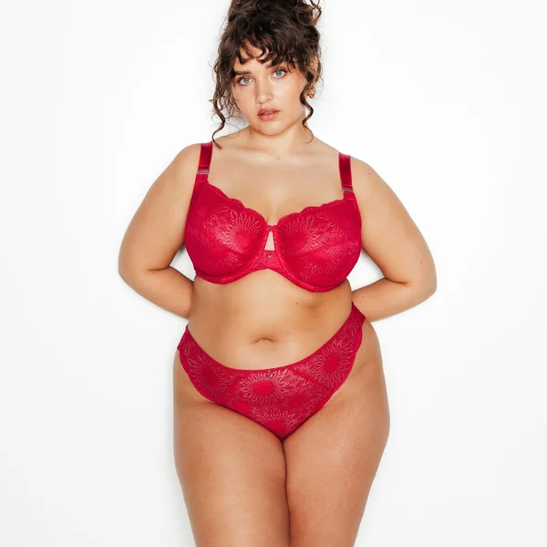 TANGA DENTELLE ROSE