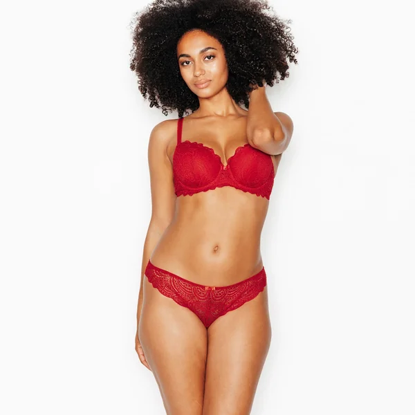 TANGA DENTELLE ROUGE