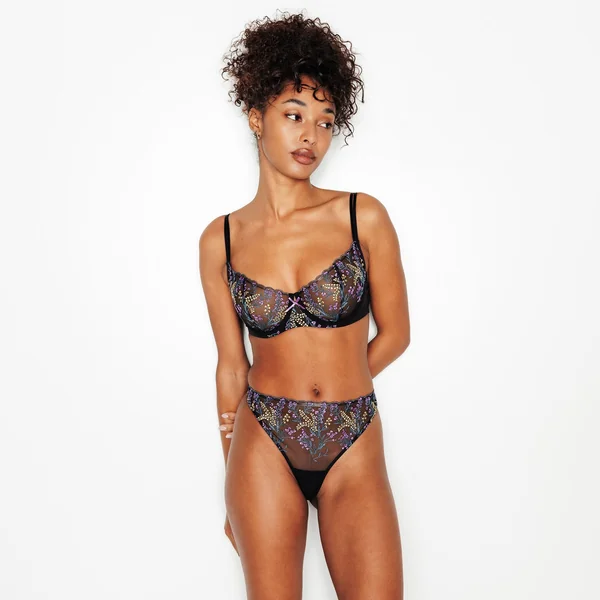 TANGA MULTICO NOIR