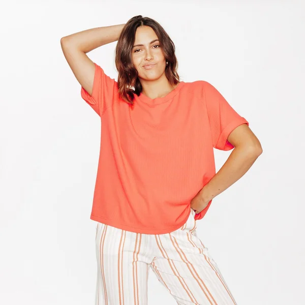 Tee-shirt manches courtes ORANGE