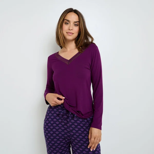 Tee-shirt manches longues ROSE
