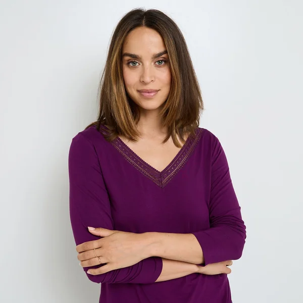 Tee-shirt manches longues ROSE
