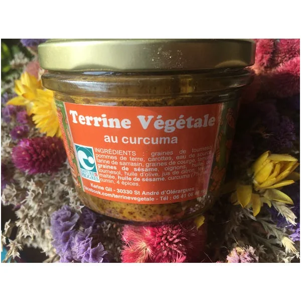 Terrine végétale au curcuma