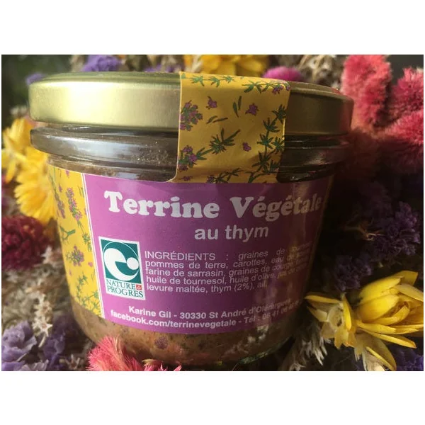Terrine végétale au thym