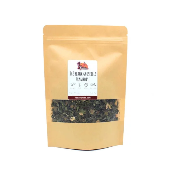 Thé blanc groseille framboise