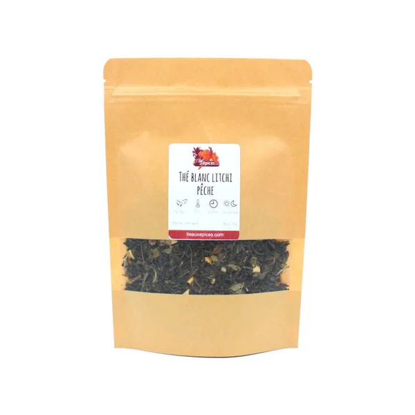 Thé blanc litchi pêche