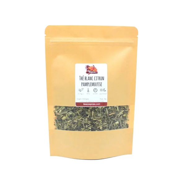 Thé blanc pamplemousse citron