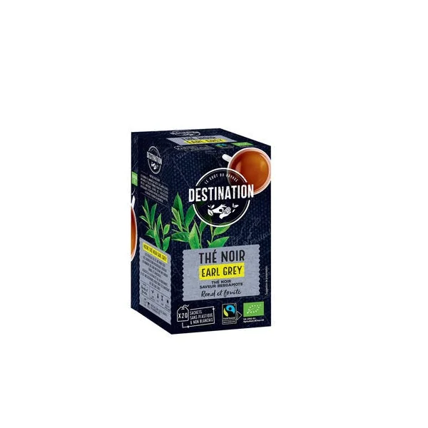 Thé noir earl grey saveur bergamote 20x1,6g