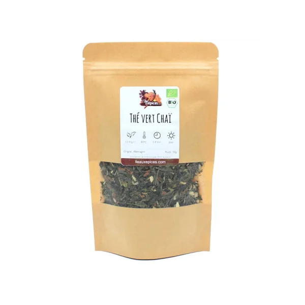 Thé vert chai bio
