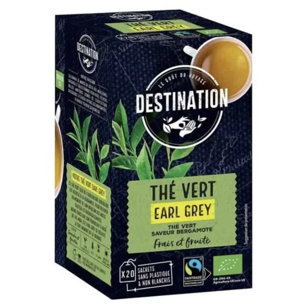 Thé vert Earl Grey Destination x20
