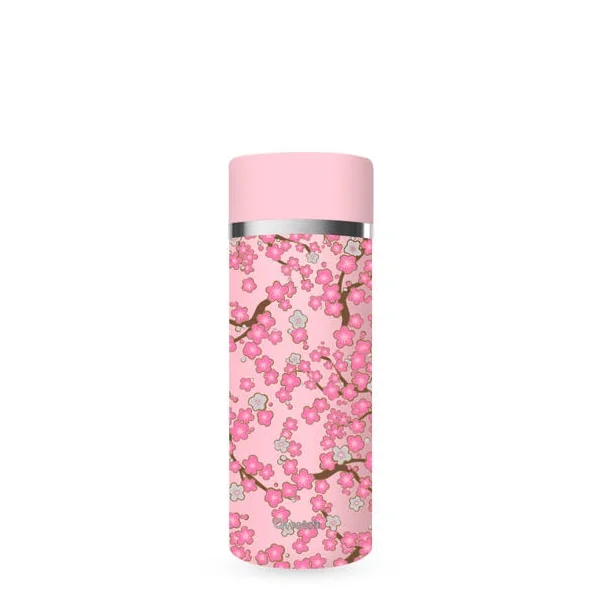 Théière inox isotherme - Flowers - Pastel rose - 400 ml