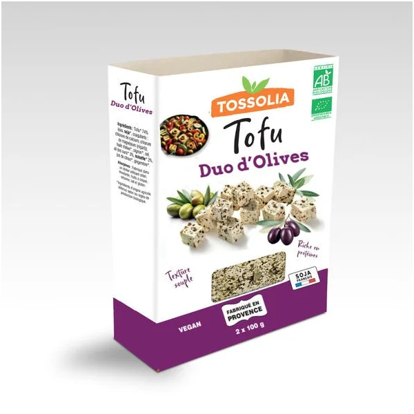 Tofu duo d'olives (2) 200g