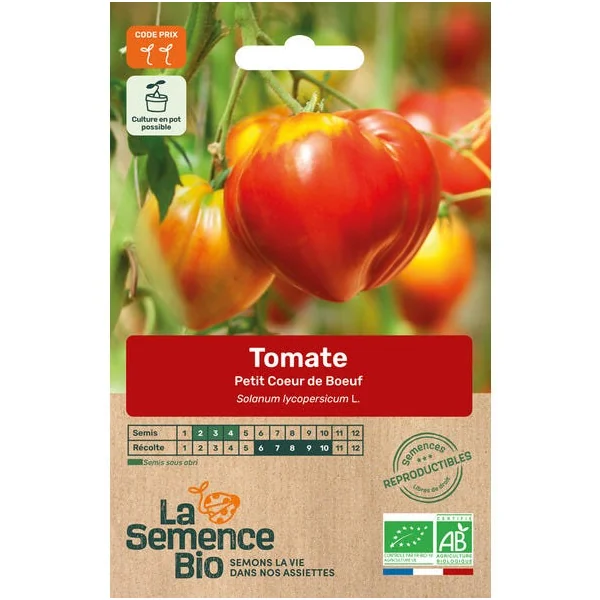 Tomate Petit Coeur de Boeuf semence 0,11g