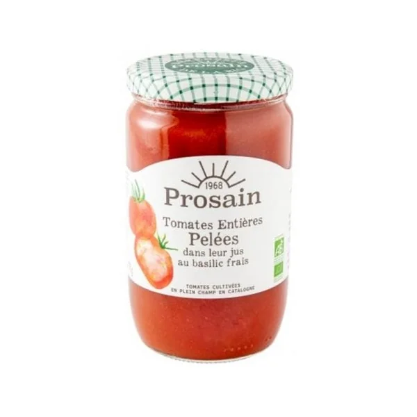 Tomates entières pelées bio 660g Prosain