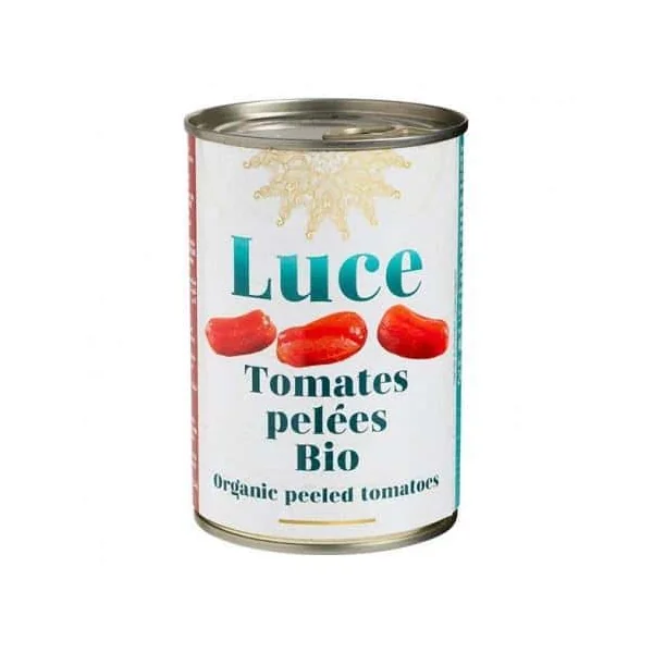 Tomates pelées bio Luce 400g