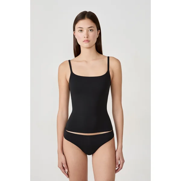 Top en microfibre avec brassière intégrée