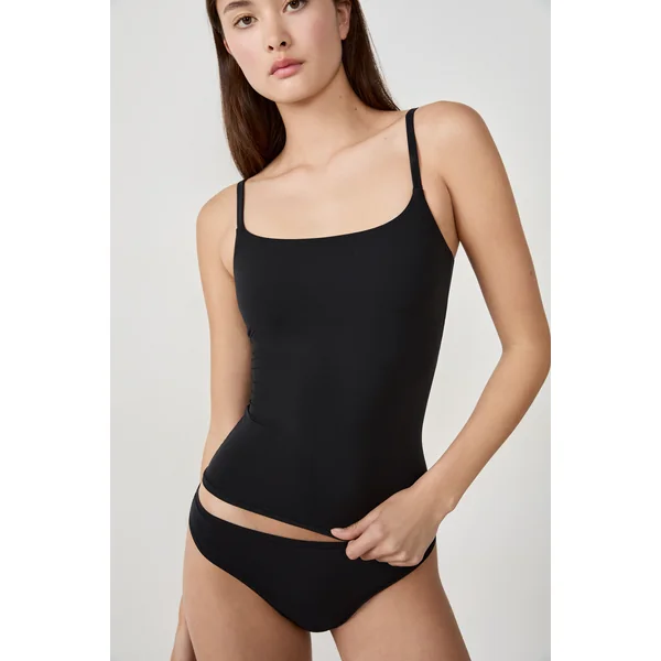 Top en microfibre avec brassière intégrée