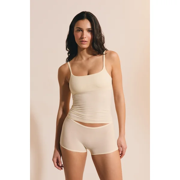 Top en microfibre avec brassière intégrée