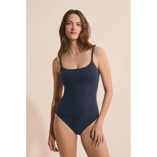 Top en microfibre avec brassière intégrée