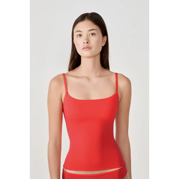 Top en microfibre avec brassière intégrée