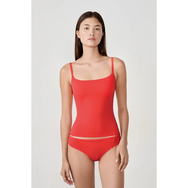 Top en microfibre avec brassière intégrée