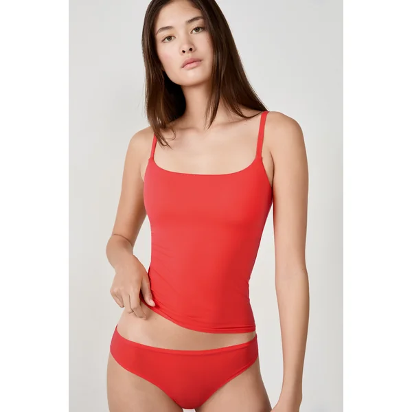 Top en microfibre avec brassière intégrée