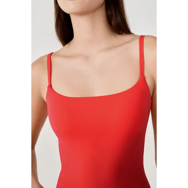 Top en microfibre avec brassière intégrée