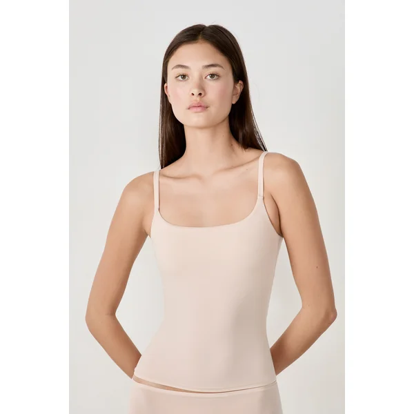 Top en microfibre avec brassière intégrée