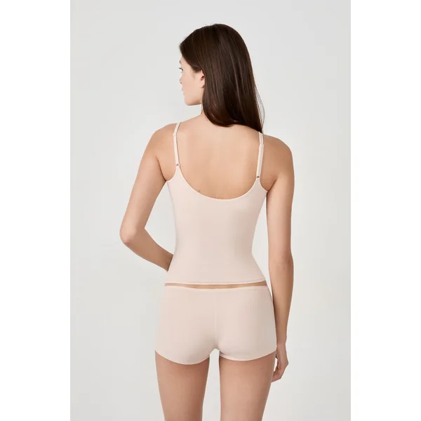 Top en microfibre avec brassière intégrée