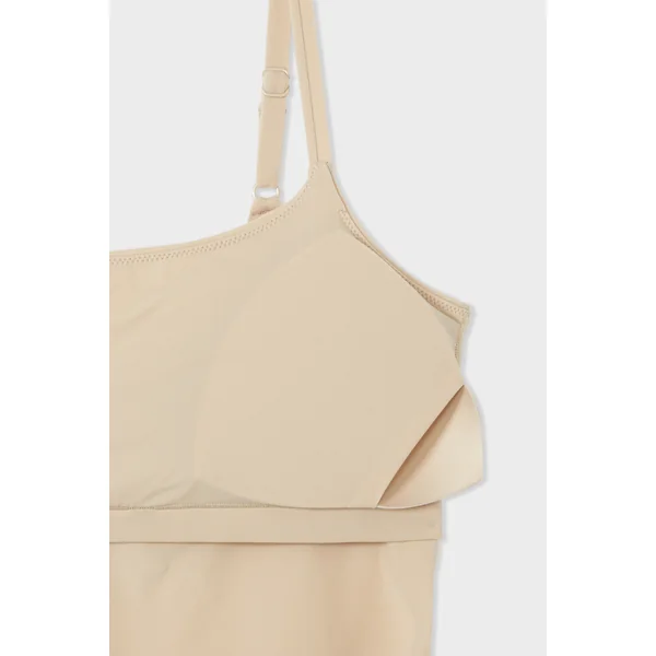 Top en microfibre avec brassière intégrée
