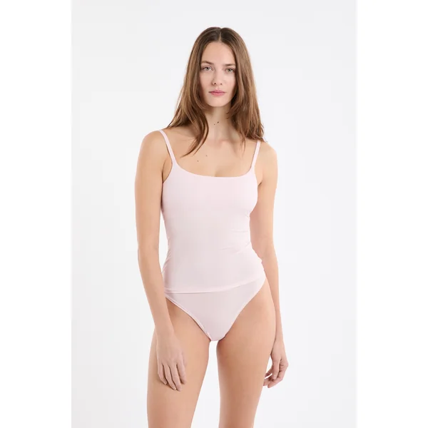 Top en microfibre avec brassière intégrée