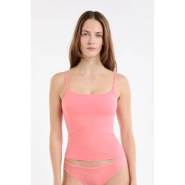 Top en microfibre avec brassière intégrée