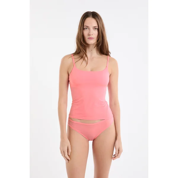 Top en microfibre avec brassière intégrée