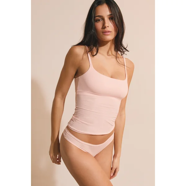 Top en microfibre avec brassière intégrée